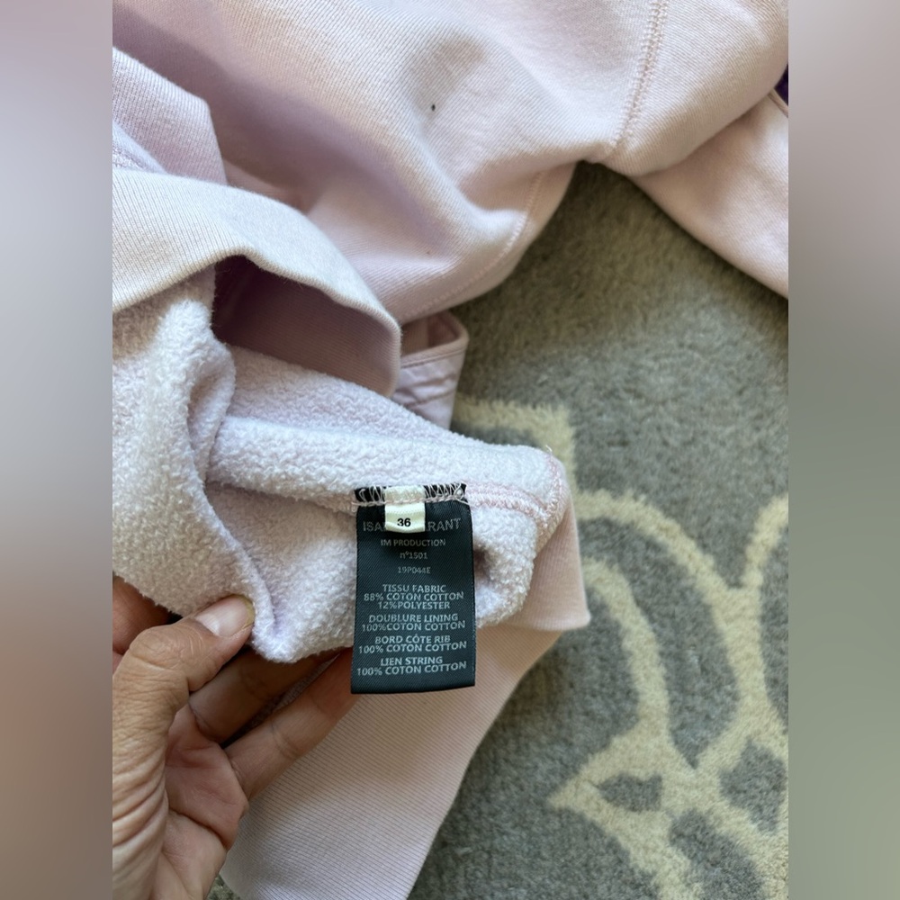 Isabel Marant Pink Nansel Hoodie Size 36 - Picture 6 of 6